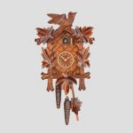 Yaprak Oymalı Guguklu Saat