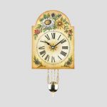 Guguklu Saat 18 CM El Boyaması