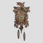 Guguklu Saat 35 CM Kuşlu Pilli