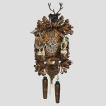 Geyikli Guguklu Saat 42 CM