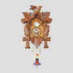 Guguklu Saatler Mini Kuşlu Bebekli 17 CM